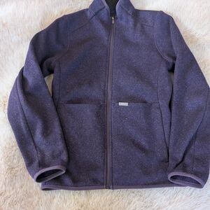 Figs Deep Purple Zip-Up Jacket